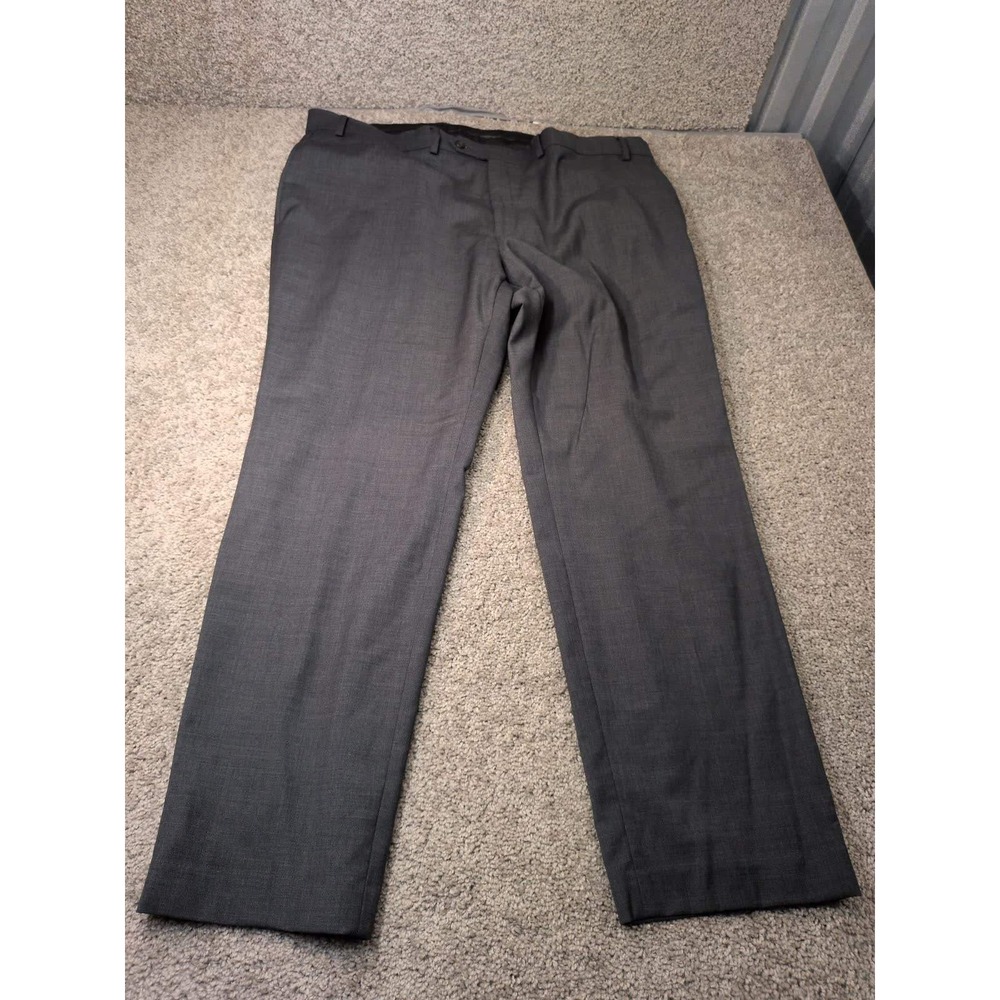 Lauren Ralph Lauren Mens 42W 30L Charcoal Gray High Performance Wool Dress Pants